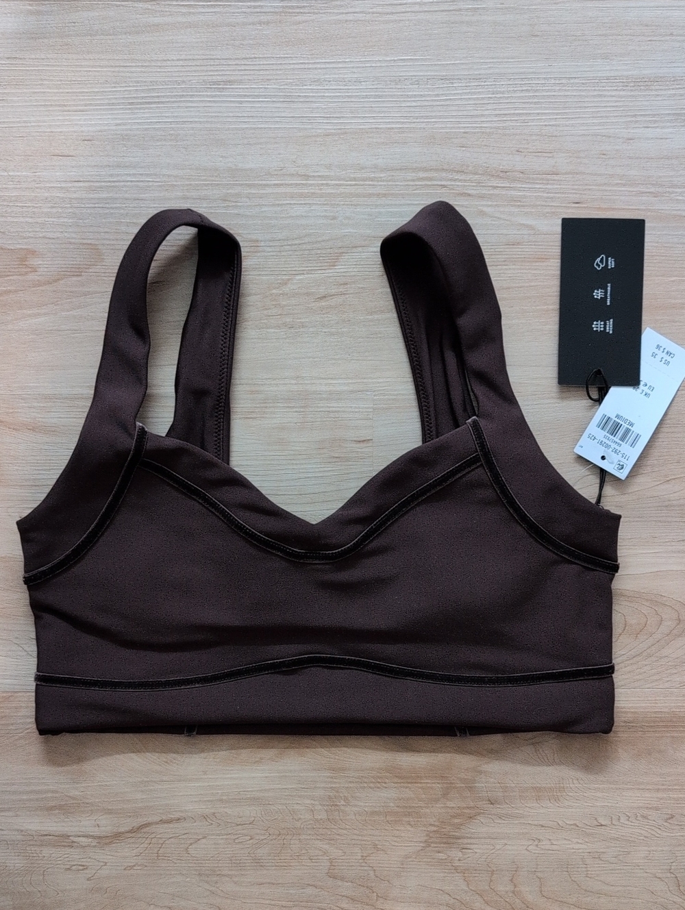Abercrombie YPB Velvet Trim Sports Bra